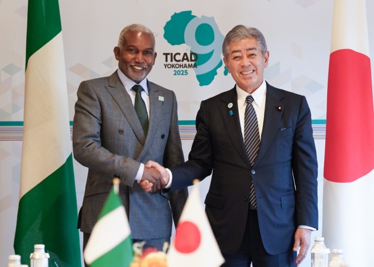 Japanese and Nigerian Officials Meet in Yokohama